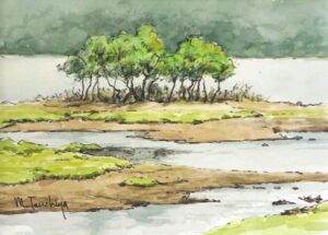 SM程「湖上の林」￥30,000