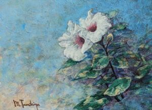 ハガキ程「柔らか花」￥39,000